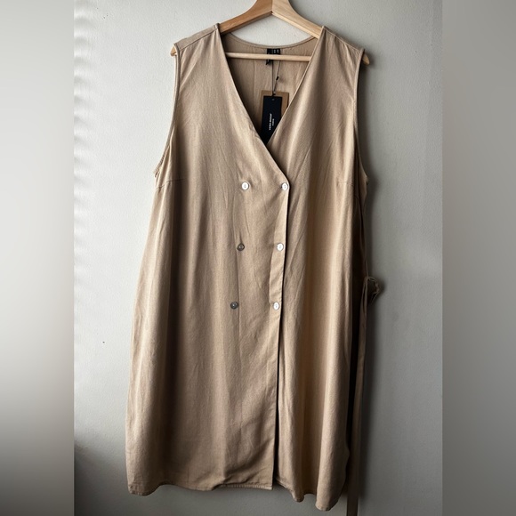 Vero Moda Linen Blend Dress - new with tags - Picture 3 of 5